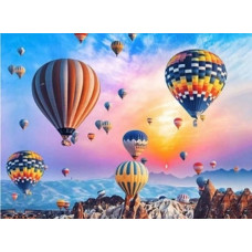 Алмазна мозаїка "Go to art" /178370/ "Зачаровані небом" 40*50см  