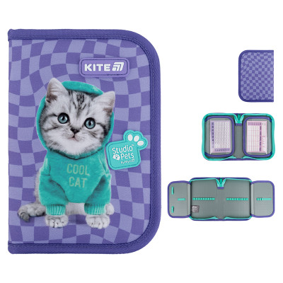 Пенал "Kite" /SP25-622-2/ 1 від., 2 відв., без наповнення 622-2 Studio Pets (1/48)