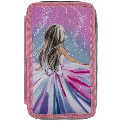 Пенал "CLASS" /25305C/ пенал 2 відд., пустий, "Girl's Dreams"