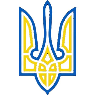 Набір для творчості зі стразами (наліпка) "Go to art" /177089/ "Тризуб" 13*13 см (1/5)