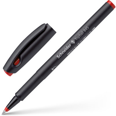 Ролер "SCHNEIDER TOPBALL" /S184502/ 845, 0,3мм червоний (10)