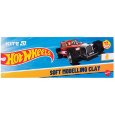 Пластилін восковий "Kite" /HW25-081/  6 кольорів, 120 г. Hot Wheels (1/60)