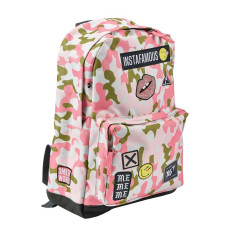 Рюкзак молодіжний "Yes" /558280/ T-67 "Smiley World" Military girl (1/12) Рюкзак молодіжний "Yes" /558280/ T-67 "Smiley World" Military girl (1/12)