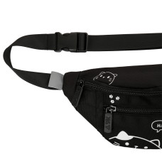 Сумка на пояс "YES" /550553/  SP-36 Black Cat 26*12*6см (1/50)