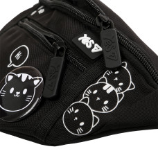 Сумка на пояс "YES" /550553/  SP-36 Black Cat 26*12*6см (1/50)