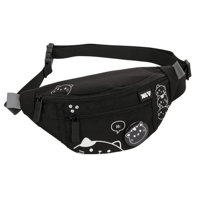 Сумка на пояс "YES" /550553/  SP-36 Black Cat 26*12*6см (1/50)
