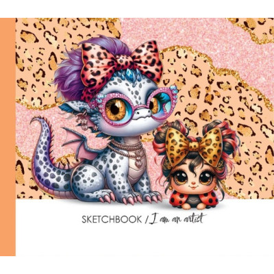 Скетчбук 165*128мм/24арк "Bourgeois" /24360/  7БЦ,  ЧИСТІ аркуші, папір офсет 100 г/м2, мат.лам. (1/16)