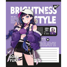 Зошит уч. "YES" 48арк.== /767762/ "Brightness style" (10/200)