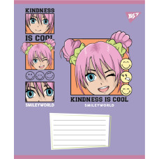 Зошит уч. "YES" 18арк.# /767661/ "Smiley World Cool" (25/400)
