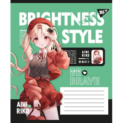 Зошит уч. "YES" 60арк.# /767763/ "Brightness style" (10/160)
