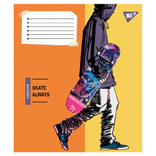 Зошит уч. "YES" 60арк.# /767815/ "Skate is always" (10/160)