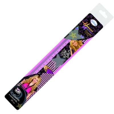 STOCK Лінійка 30см пл. "Kite" /HM11-092WK/ "Hannah Montana"  (1/48)