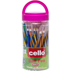 Ручка масляна "Cello" /CL678L/ синя, 50шт в банці (50)