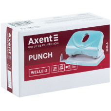 Діркопробивач 20 арк. "Axent" /3820-10-A/ Welle-2 з пласт.верх, Pastelini, рожевий (1/12/96)