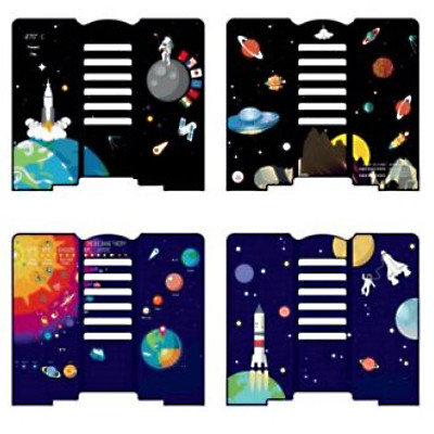 Підставка для книжок металева "JO" /555-386-B/ "Space" 21*21см (1/12/48)