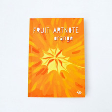 Скетчбук A5/40 "4PROFI" /902613/ ЧИСТІ "Frutti note" orange, кол.вн/блок, термокл, мат/лам, 70г