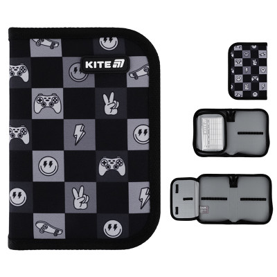 Пенал "Kite" /K25-621-4/ 1 від., 1 відв., без наповнення 621 Game On (1/48)