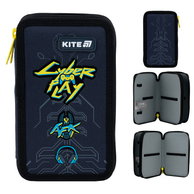 Пенал "Kite" /K25-623-4/ 2 від., без наповнення 623 Cyber (1/50)