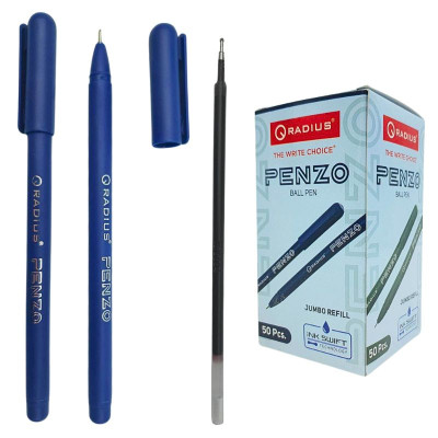 Ручка кулькова "Radius" /PENZO Jumbo Refill синя/ 6000 м. (50/500/2000)