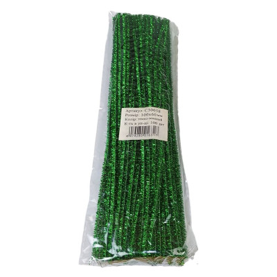 Сінель "Unison" /C30058 green/ 300 х 6мм, зелений з блискітками (100шт/уп)