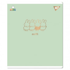 Зошит уч. "YES" 12арк.# /767492/ "Gold Miffy" софт.тач., фольга золото (10/250)