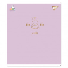 Зошит уч. "YES" 12арк.== /767507/ "Gold Miffy" софт.тач., фольга золото (10/250)