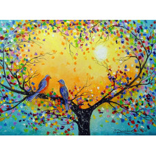 Алмазна мозаїка "Go to art" /177119/  "Любовна мелодія" 30*40см