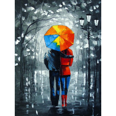 Алмазна мозаїка "Go to art" /177120/  "Яскрава прогулянка" 30*40см