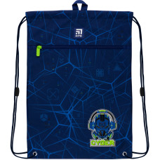 Сумка для взуття з кишенею "Kite" /K22-601M-8/ Education Cyber (61807) (1/25/100)