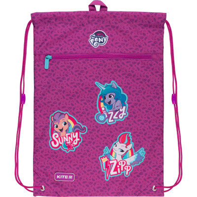 Сумка для взуття з кишенею "Kite" /LP22-601M/ Education My Little Pony (61782) (1/25/100)