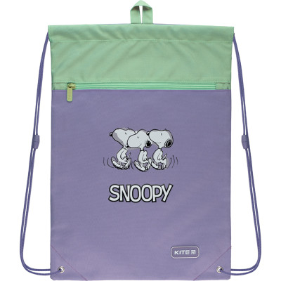 Сумка для взуття з кишенею "Kite" /SN22-601M-3/ Education Snoopy (61794) (1/25/100)