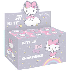 Точилка "Kite" /HK25-117/ з контейнером кругла Hello Kitty (24/720)