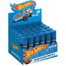 Клей-олівець 8г "Kite" /HW25-130/ PVP з індикатором Hot Wheels (30/600)
