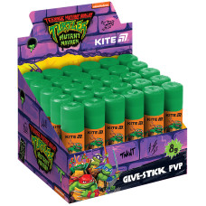 Клей-олівець 8г "Kite" /NT25-130/ PVP з індикатором TMNT Mutant Mayhem (30/600)
