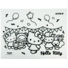 Підкладка розмальовка "Kite"  /HK22-424/  силіконова 30х40см, Hello Kitty (1/24/48)