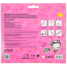 Підкладка розмальовка "Kite"  /HK22-424/  силіконова 30х40см, Hello Kitty (1/24/48)