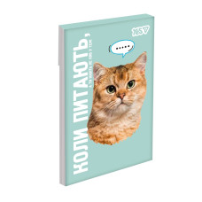 Блокнот А7/48 # склейка "YES" /152578/ "Emotional Cat" (1/40/320)
