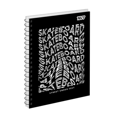Блокнот А5/80 спіраль "YES" /152441/ "Skate life" ВДЛ (1/60)