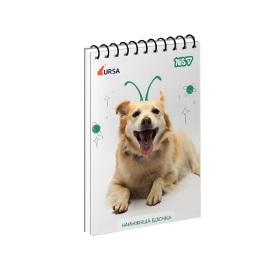 Блокнот А6/80 спіраль "YES" /152502/ "Ursa Ніжна білочка" ВДЛ (1/210)