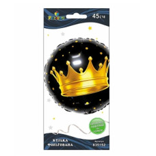 Кулька фольгована "Pelican" /835152/ корона, 45см (1/10)