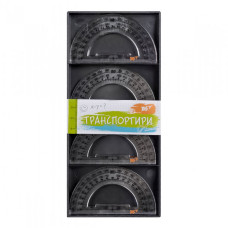 Транспортир 180*  Пласт. "Yes" /370187/  (48)