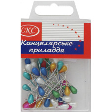 Шпильки декор. /1023/ "Крапля" 50шт (1/12)