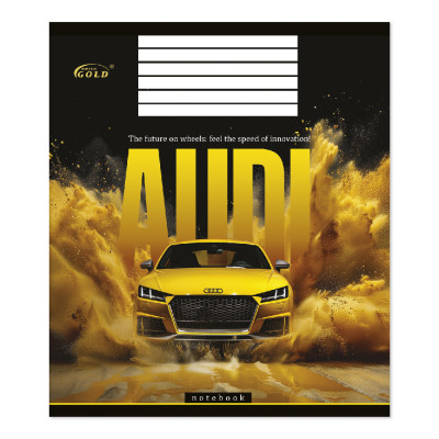 Зошит уч. "Gold Brisk" 48арк.# /ТВ-43/ №3535 Швидкiсть iнновацiй, 60г/м2, УФ-лак (15/180)
