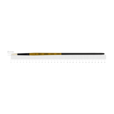 Пензлик щетина кругла "ROSA" AMBER 2306R, №4, д.р. (1/12)