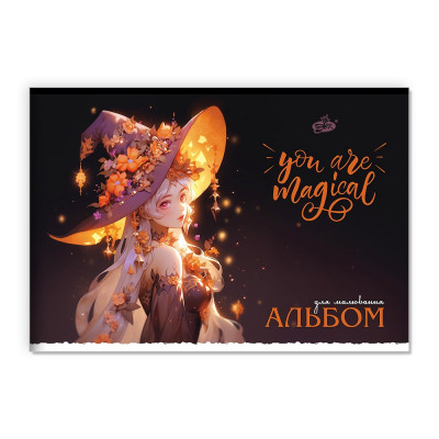 Альбом для малювання "Gold Brisk" А4/20арк. /AB-31/ "Аніме 1" скоба (120г/м2) (12/120)