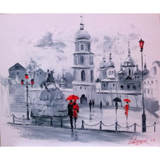 Алмазна мозаїка "Go to art" /177132/ "Софіївська площа в Києві" 30*40см
