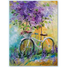 Алмазна мозаїка "Go to art" /177099/   "Мій велосипед"  40*50см