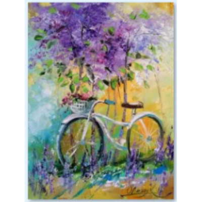 Алмазна мозаїка "Go to art" /177099/   "Мій велосипед"  40*50см