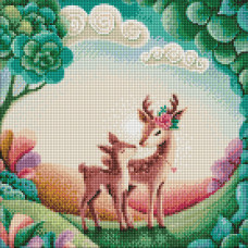STOCK Алмазна мозаїка "Ідейка" /AMO7320/ "Гарна прогулянка" 40*40см, шт