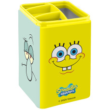 Стакан-підставка для ручок "Kite" /SB25-105/ SpongeBob SquarePants квадратний (1/12)